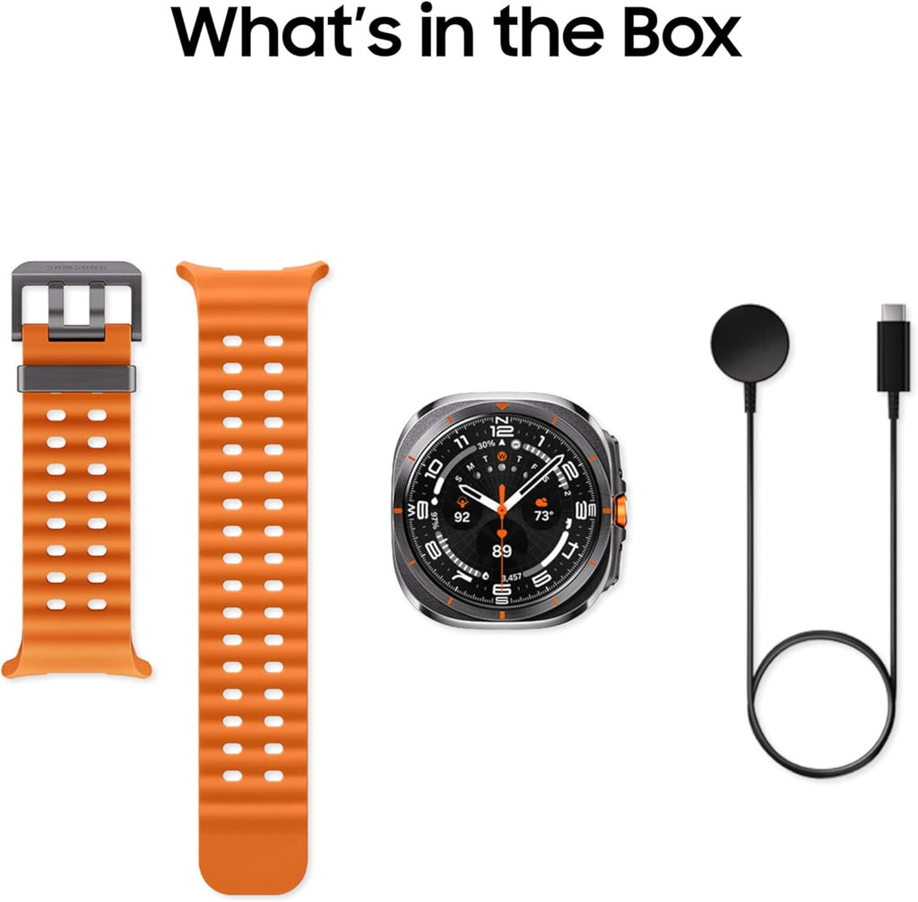 Samsung Galaxy Watch Ultra (2024) 47mm LTE AI Smartwatch w/Energy Score, Wellness Tips, Heart Rate Tracking, Sleep Monitor, Fitness Tracker, GPS, Titanium Gray [US Version, 1Yr Manufacturer Warranty]