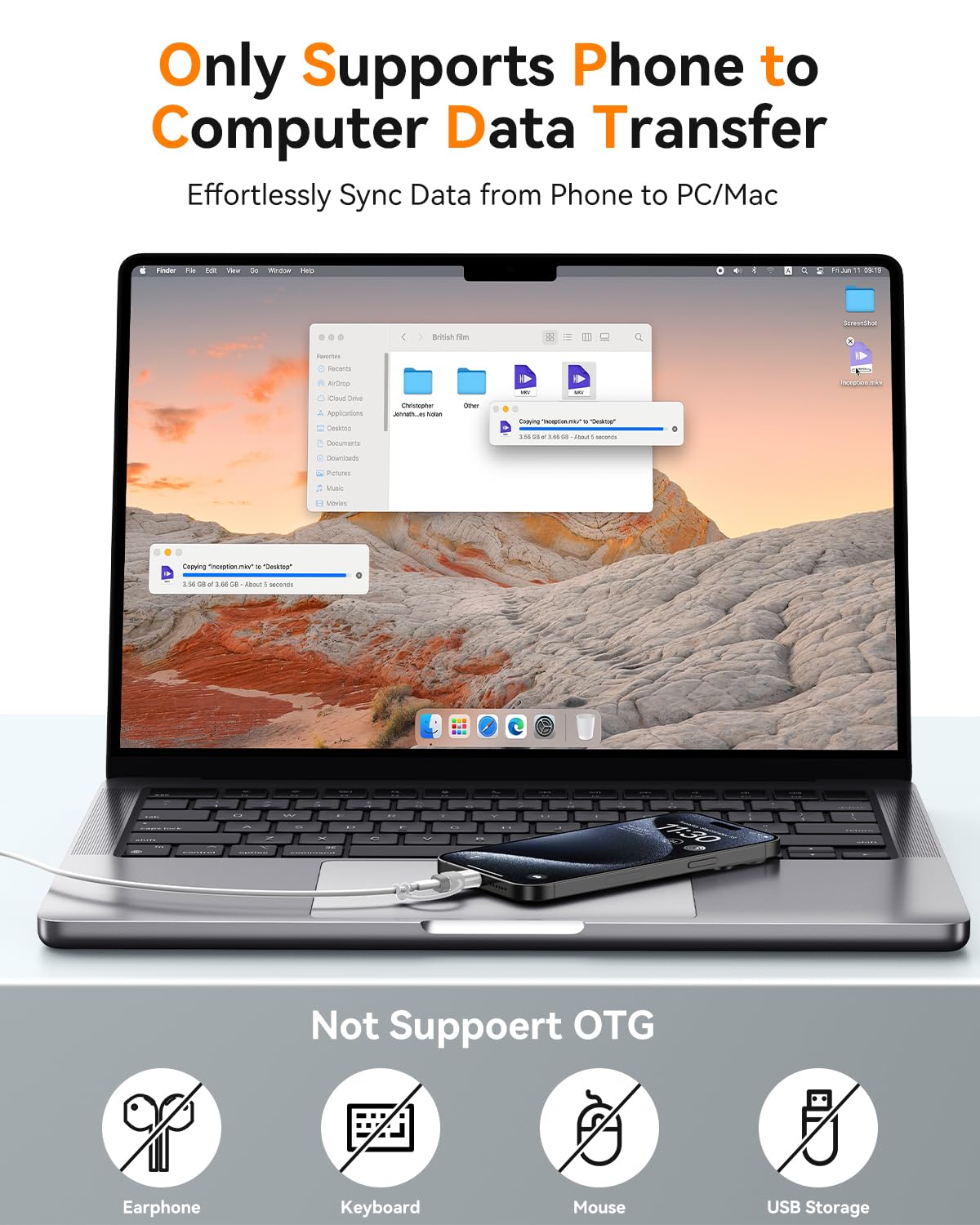 Temdan 4 Pack Lightning to USB C Adapter for iPhone 15/16/17 Pro/17 Pro Max,for iPhone 17/16 Charger,17/16 Accessories,Fast Charging & Data Transfer,USB C Charger Connector Cable,Not for Audio/OTG