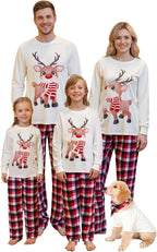 WephuPSho Christmas Family Matching Pajamas, Festive Xmas Jammies Sets for the Whole Family, Holiday Pjs Christmas