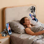 Qifutan Dash Mounted Phone Holders for Your Car Dash Phone Mount for Car Dashboard Air Vent Multi-Mount 3 in 1 Vehicle Windshield Holder Compatible Multi-Device Clip