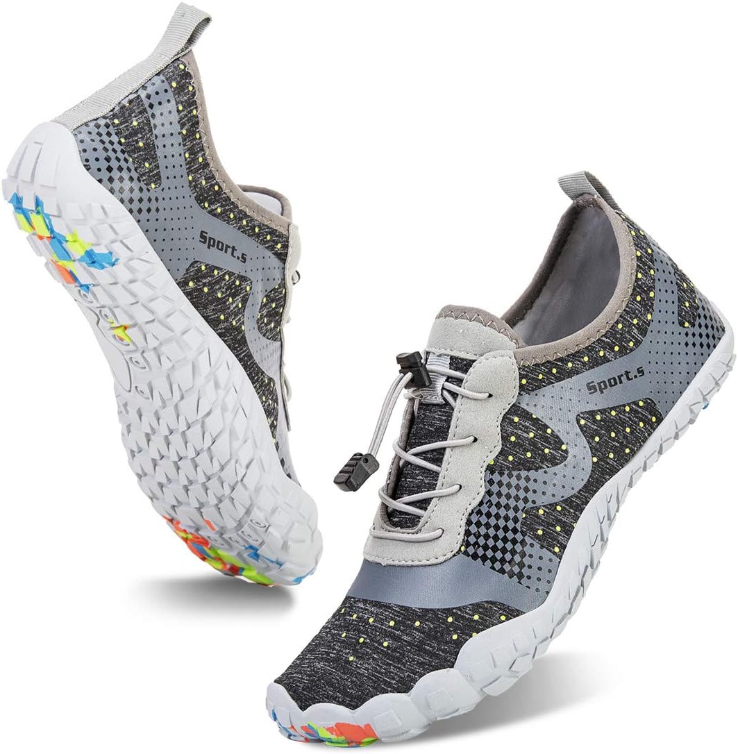 Water Shoes for Men Barefoot Quick-Dry Aqua Sock Outdoor Athletic Sport Shoes for Kayaking, Boating, Hiking, Surfing, Walking