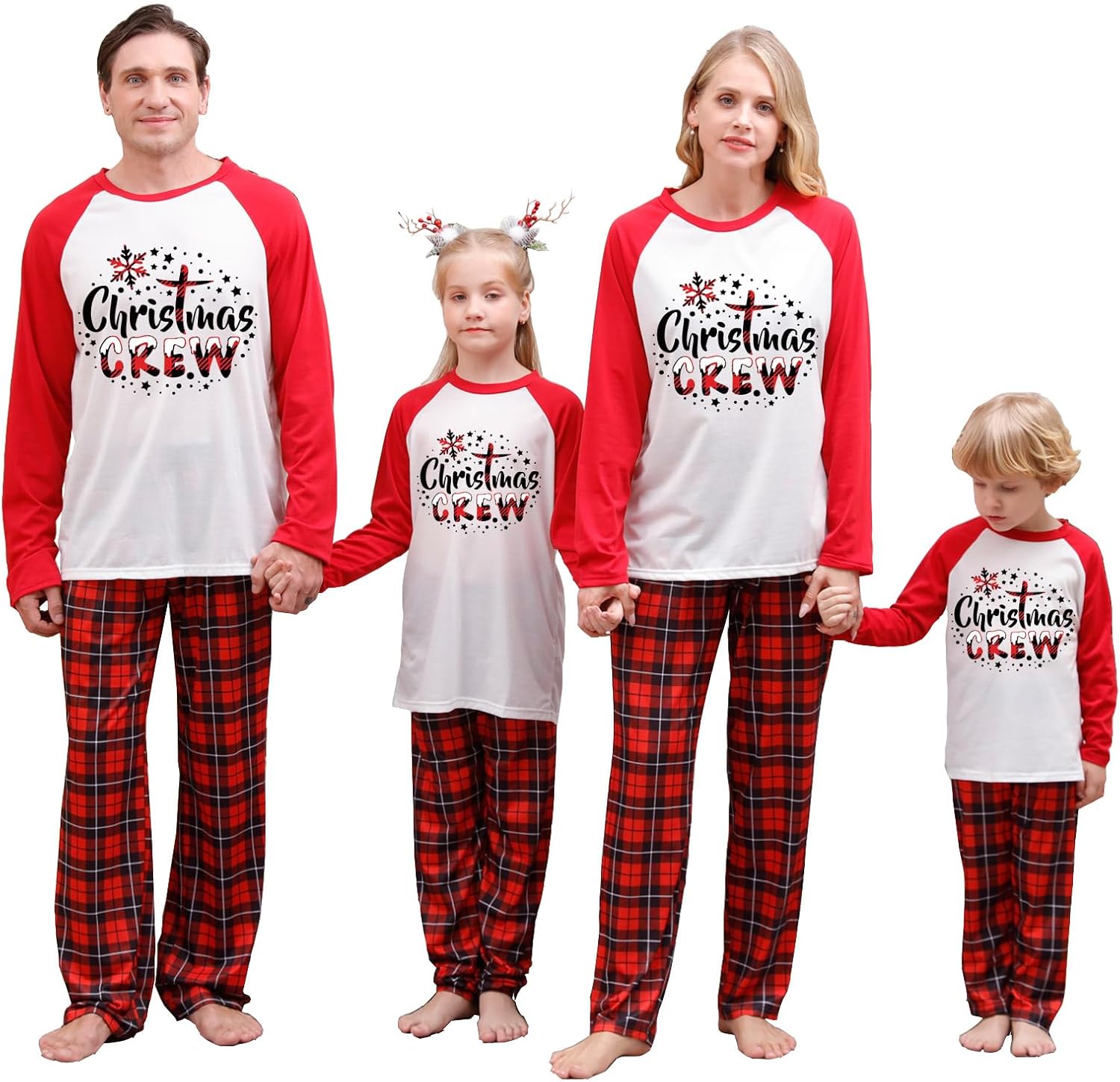 WephuPSho Christmas Family Matching Pajamas, Festive Xmas Jammies Sets for the Whole Family, Holiday Pjs Christmas