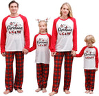 WephuPSho Christmas Family Matching Pajamas, Festive Xmas Jammies Sets for the Whole Family, Holiday Pjs Christmas