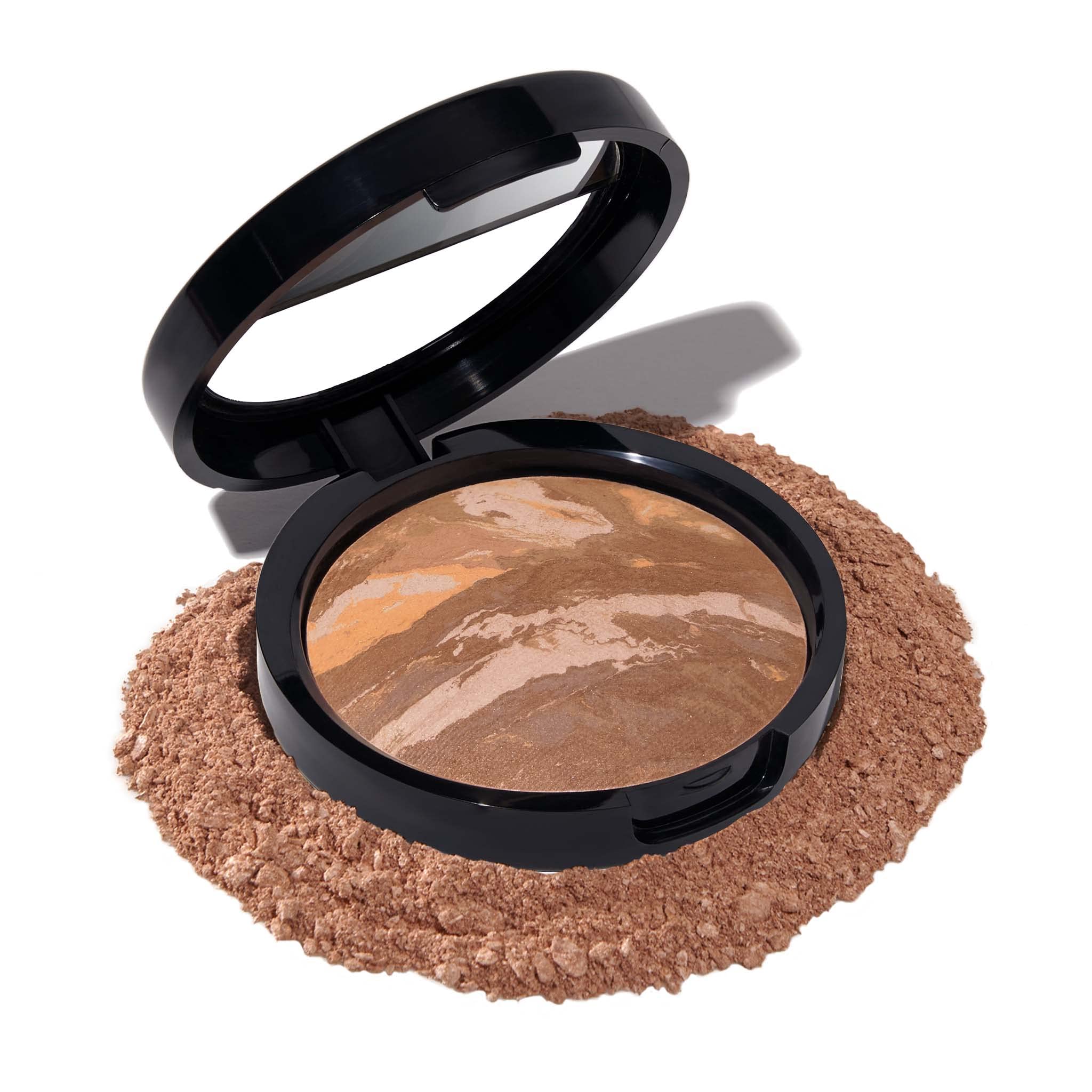 LAURA GELLER NEW YORK Award-Winning Baked Balance-n-Brighten Color Correcting Powder Foundation - Fair - Buildable Light to Medium Coverage - Demi-Matte Natural Finish