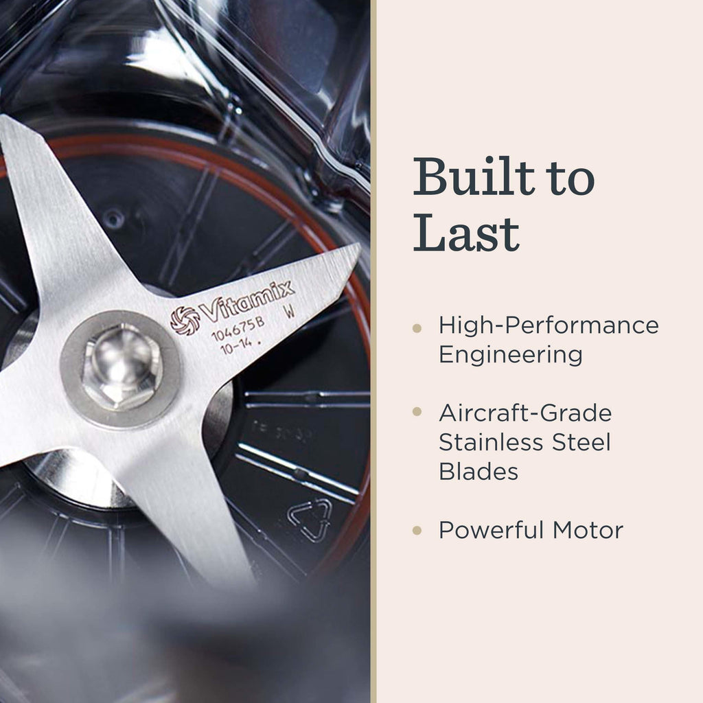 Vitamix 5200 Blender, Professional-Grade Blender for Smoothies, Soups, Ice Cream and More, Stainless-Steel Blades, Self-Cleaning Kitchen Appliance, 64 Oz Container, Black