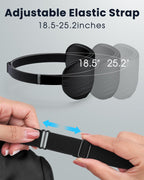 Heated Eye Mask - Cordless Eye Mask for Dry Eyes, FSA - HSA Eligible, Eye Relief, Improved Sleep, Washable Eye Heating pad for Travel and with Replaceable Shell (Gray)