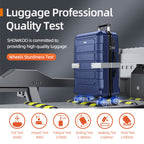 SHOWKOO Luggage Sets Expandable PC+ABS Durable Suitcase Double Wheels TSA Lock Mint Green