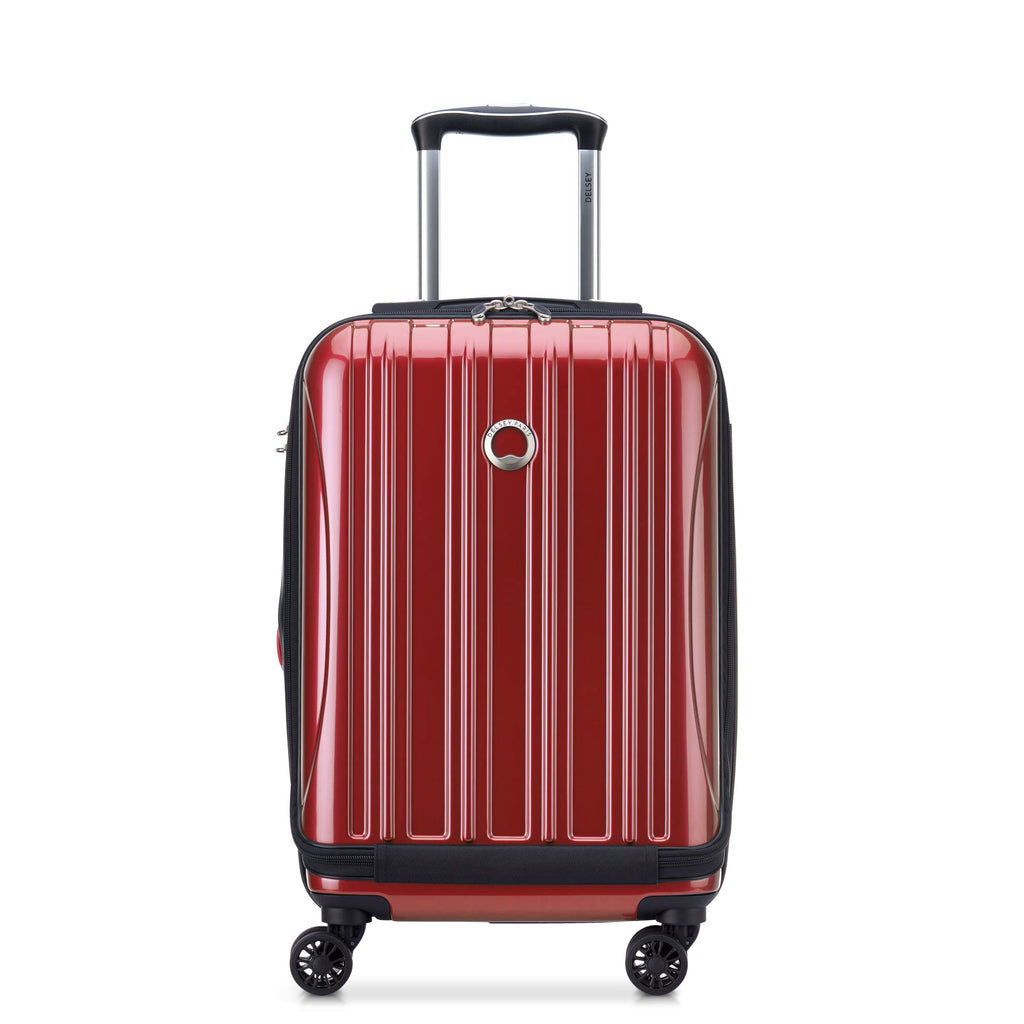 DELSEY PARIS Helium Aero Hardside Expandable Luggage with Spinner Wheels, Blue Cobalt, Checked-Large 28 Inch