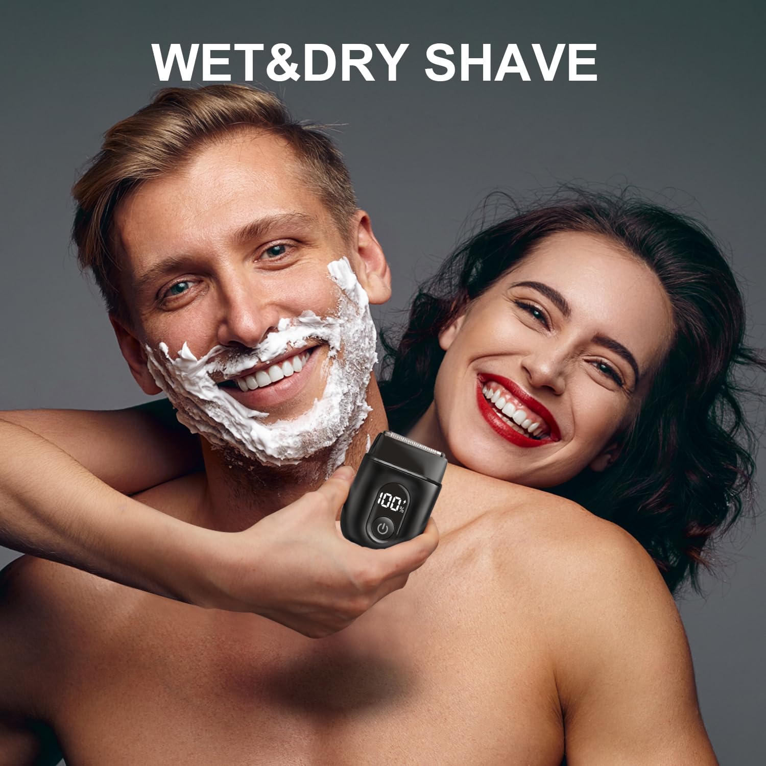 Cordless Electric Shaver for Women: Mini Electric Razors with LED Display - Rechargeable Bikini Trimmer - IPX7 Waterproof Wet Dry Face Razor for Body Pubic Leg