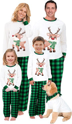 WephuPSho Christmas Family Matching Pajamas, Festive Xmas Jammies Sets for the Whole Family, Holiday Pjs Christmas