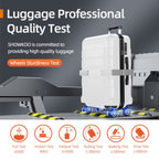 SHOWKOO Luggage Sets Expandable PC+ABS Durable Suitcase Double Wheels TSA Lock Mint Green