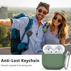 Ljusmicker for AirPods Pro 3 Case 2025 with Cleaner Kit,Soft Silicone Protective Cover for Apple AirPods Pro 3rd Generation Case for Women Men,AirPod Pro 3 CasesAccessories with Keychain-Light Lilac