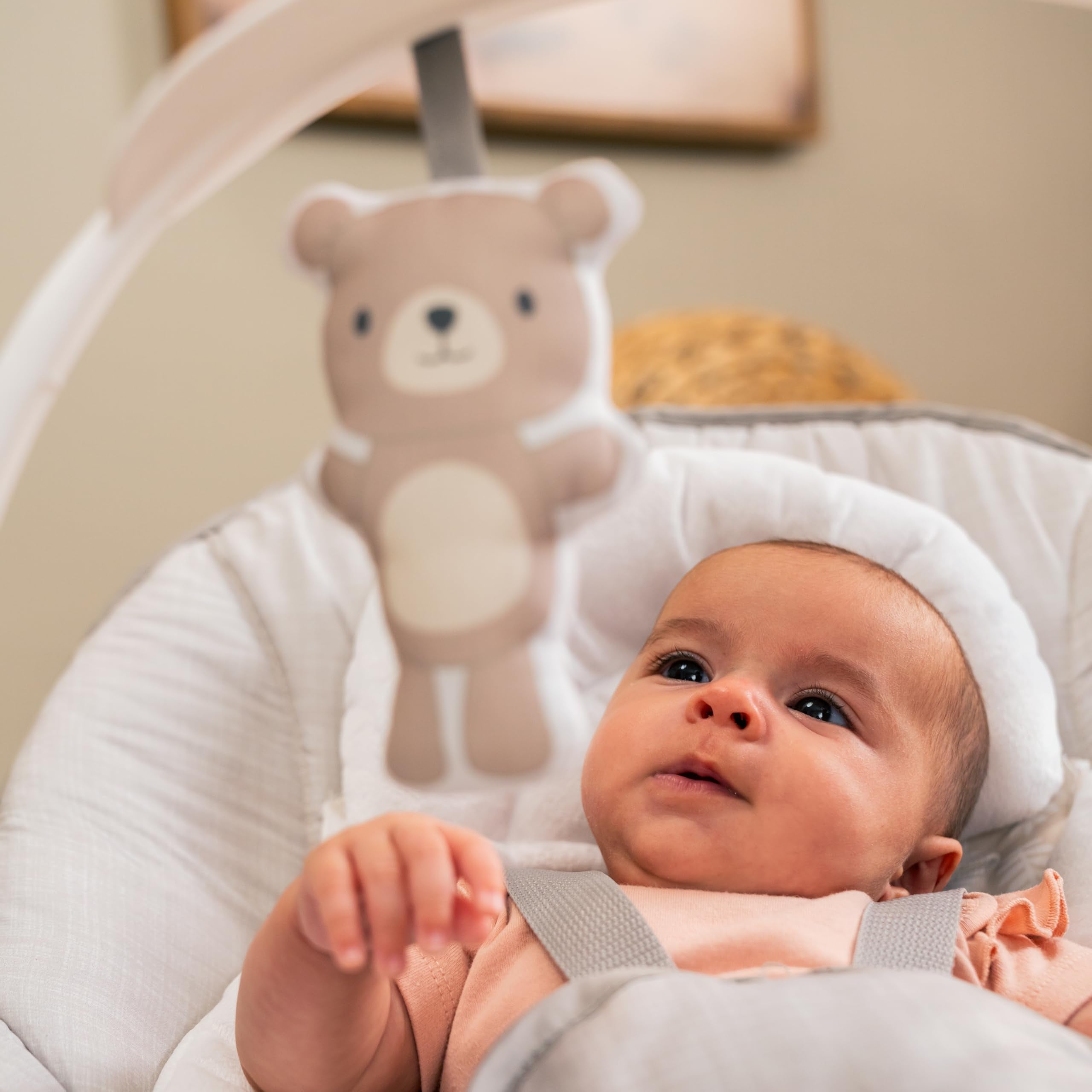 Ingenuity Keep Cozy 3-in-1 Grow with Me Vibrating Baby Bouncer, Seat & Infant to Toddler Rocker, Vibrations & -Toy Bar, 0-30 Months Up to 40 lbs (Weaver)