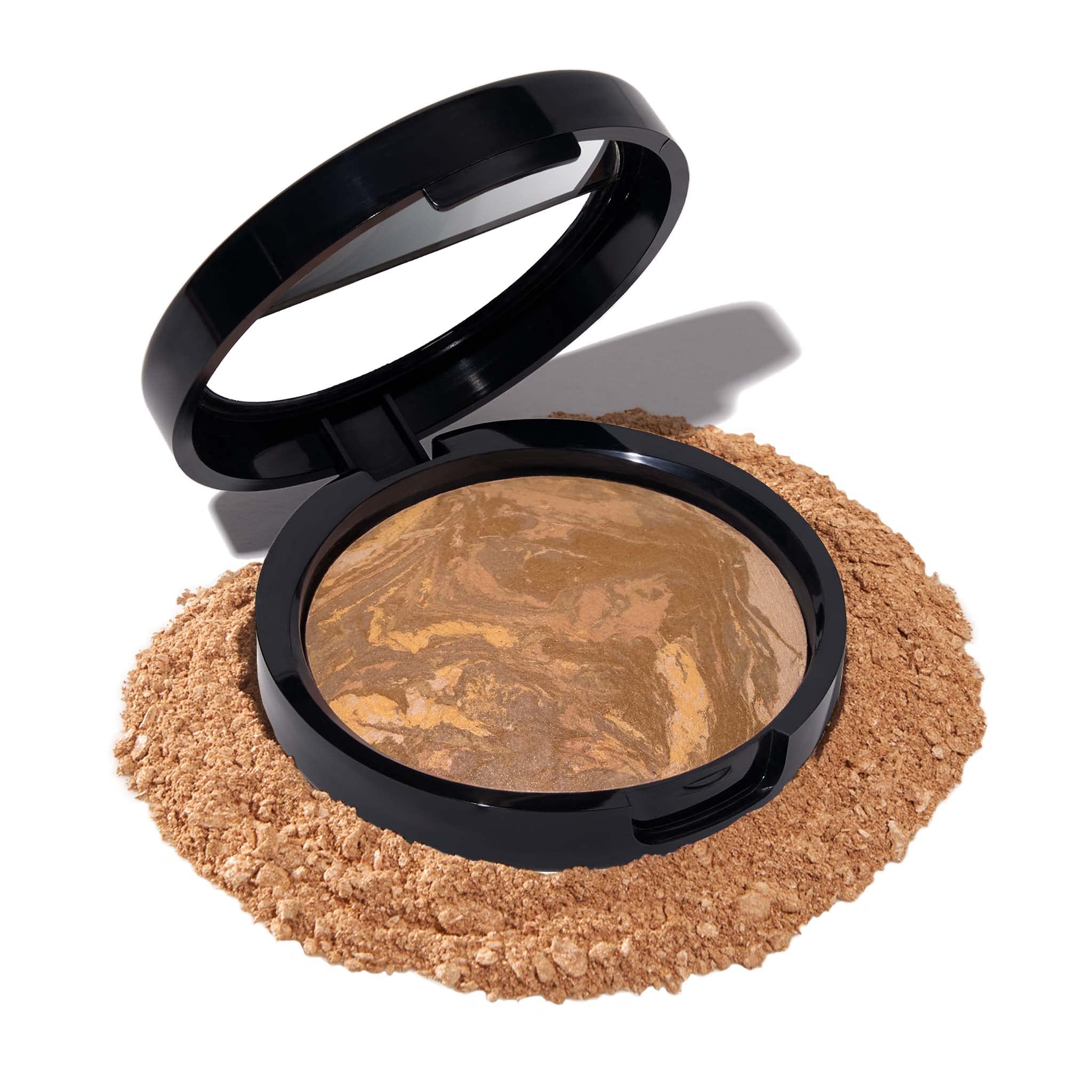 LAURA GELLER NEW YORK Award-Winning Baked Balance-n-Brighten Color Correcting Powder Foundation - Fair - Buildable Light to Medium Coverage - Demi-Matte Natural Finish