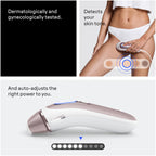 Braun Smart IPL, Vogue’s Best Hair Removal Device, Skin i·Expert Pro 7: at Home Laser Hair Removal, Permanent Visible Hair Reduction, Free App, Venus Razor, 2 Smart Head, Facial Trimmer, IPL7219