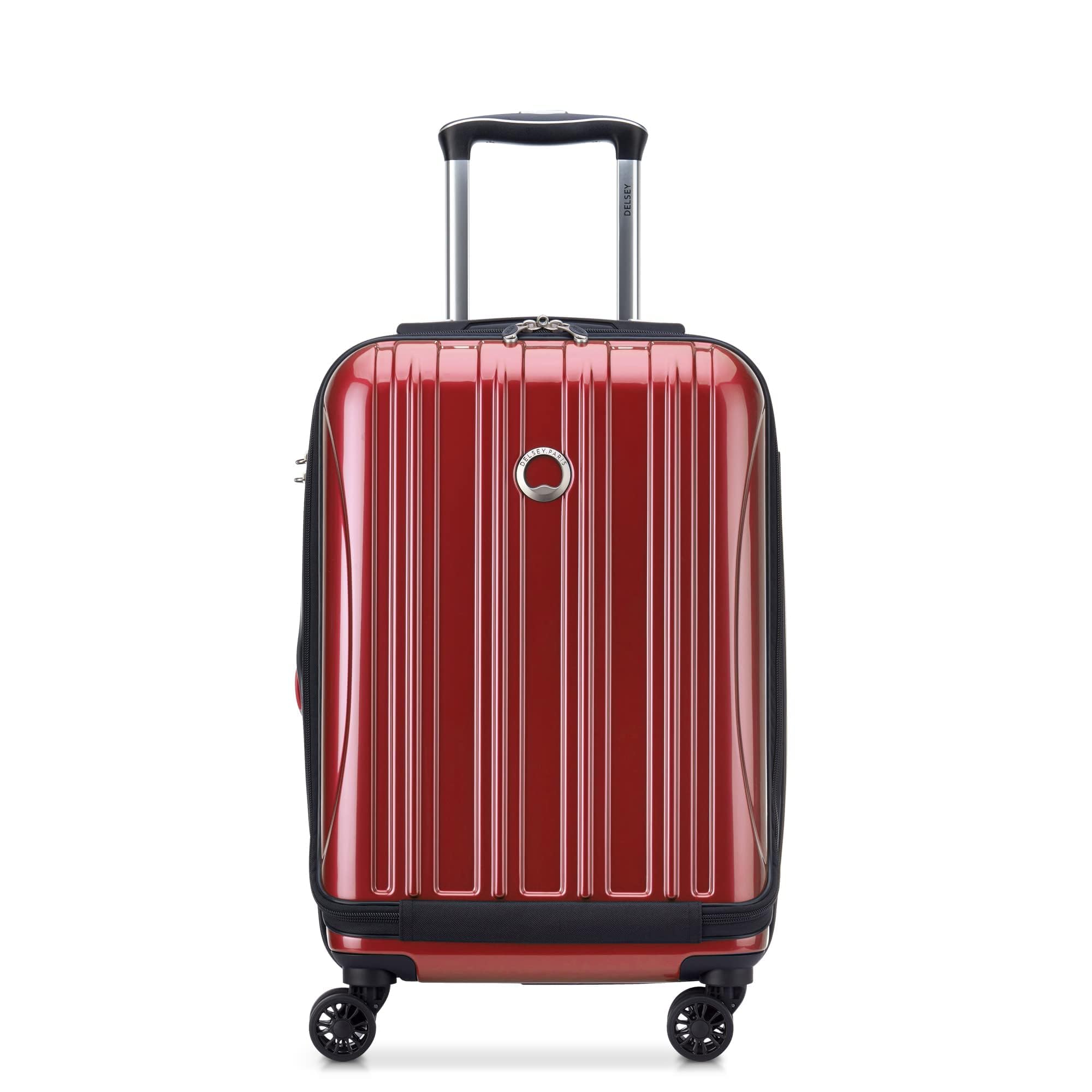 DELSEY PARIS Helium Aero Hardside Expandable Luggage with Spinner Wheels, Blue Cobalt, Checked-Large 28 Inch