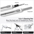 Ljusmicker for AirPods Pro 3 Case 2025 with Cleaner Kit,Soft Silicone Protective Cover for Apple AirPods Pro 3rd Generation Case for Women Men,AirPod Pro 3 CasesAccessories with Keychain-Light Lilac