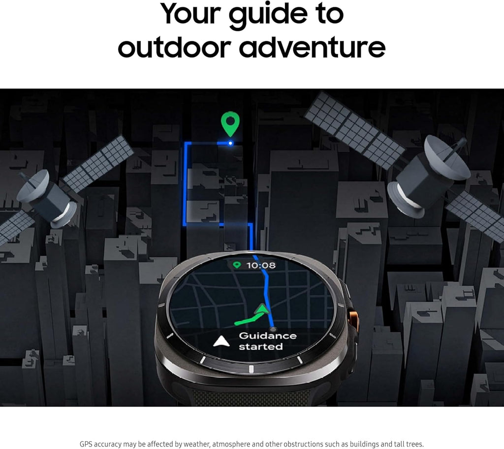 Samsung Galaxy Watch Ultra (2024) 47mm LTE AI Smartwatch w/Energy Score, Wellness Tips, Heart Rate Tracking, Sleep Monitor, Fitness Tracker, GPS, Titanium Gray [US Version, 1Yr Manufacturer Warranty]