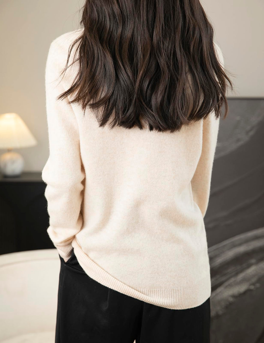 Chanyarn Women's Turtleneck 100% Merino Wool 2025 First-Line Ready to Wear Fall Winter Seamless Knit Pullover Sweater