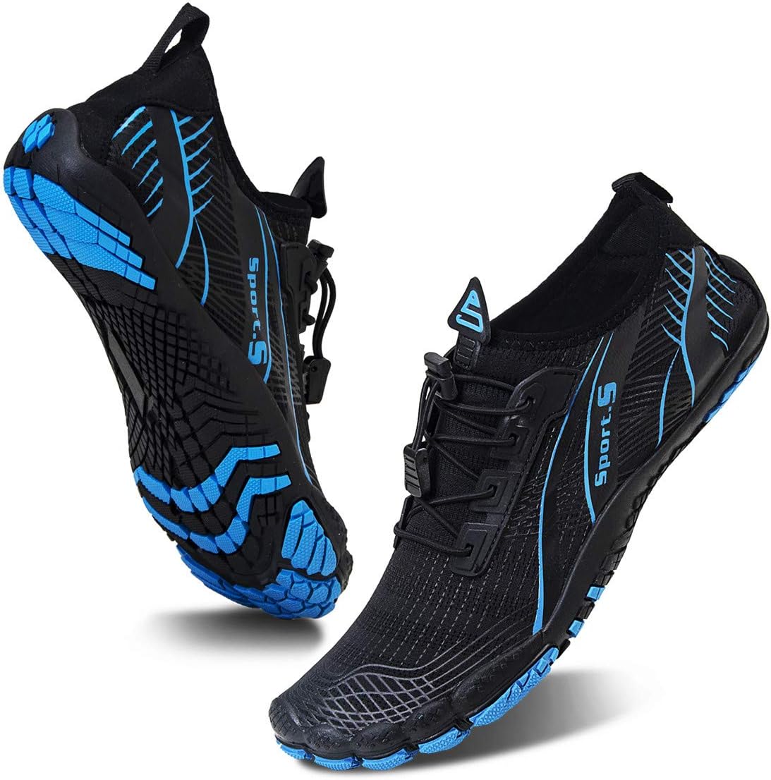 Water Shoes for Men Barefoot Quick-Dry Aqua Sock Outdoor Athletic Sport Shoes for Kayaking, Boating, Hiking, Surfing, Walking