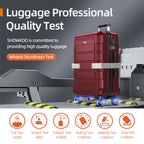 SHOWKOO Luggage Sets Expandable PC+ABS Durable Suitcase Double Wheels TSA Lock Mint Green