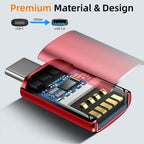 Temdan 4 Pack Lightning to USB C Adapter for iPhone 15/16/17 Pro/17 Pro Max,for iPhone 17/16 Charger,17/16 Accessories,Fast Charging & Data Transfer,USB C Charger Connector Cable,Not for Audio/OTG