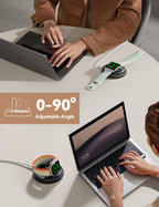 JOYROOM Apple Watch Charger Stand, Portable Magnetic iWatch Charger with Cord, Foldable Fast Charger for Apple Watch Series 10/9/8/7/6/5/SE/Ultra 2, Nightstand Mode Support, White