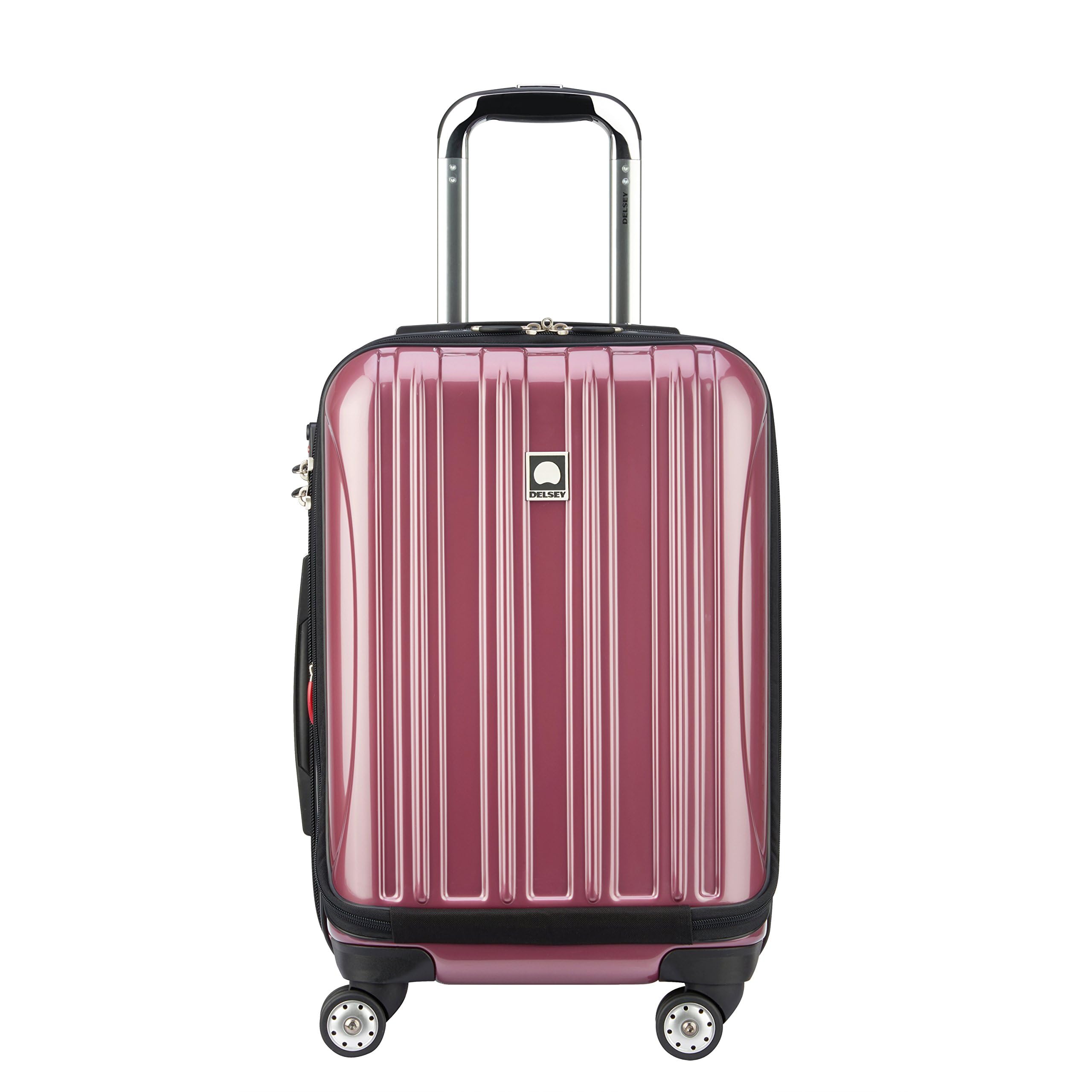 DELSEY PARIS Helium Aero Hardside Expandable Luggage with Spinner Wheels, Blue Cobalt, Checked-Large 28 Inch