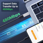 Temdan 4 Pack Lightning to USB C Adapter for iPhone 15/16/17 Pro/17 Pro Max,for iPhone 17/16 Charger,17/16 Accessories,Fast Charging & Data Transfer,USB C Charger Connector Cable,Not for Audio/OTG