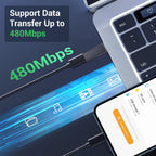 Temdan 4 Pack Lightning to USB C Adapter for iPhone 15/16/17 Pro/17 Pro Max,for iPhone 17/16 Charger,17/16 Accessories,Fast Charging & Data Transfer,USB C Charger Connector Cable,Not for Audio/OTG