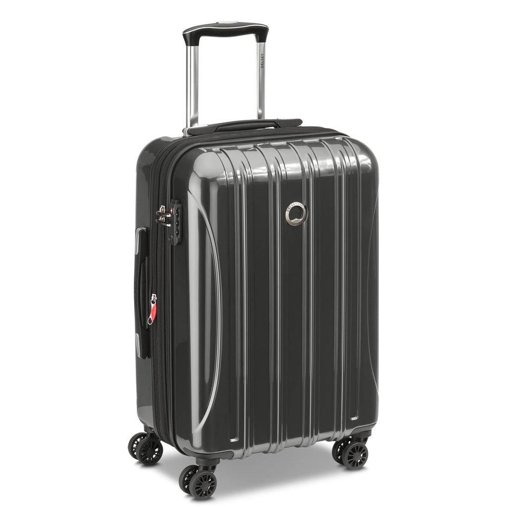 DELSEY PARIS Helium Aero Hardside Expandable Luggage with Spinner Wheels, Blue Cobalt, Checked-Large 28 Inch
