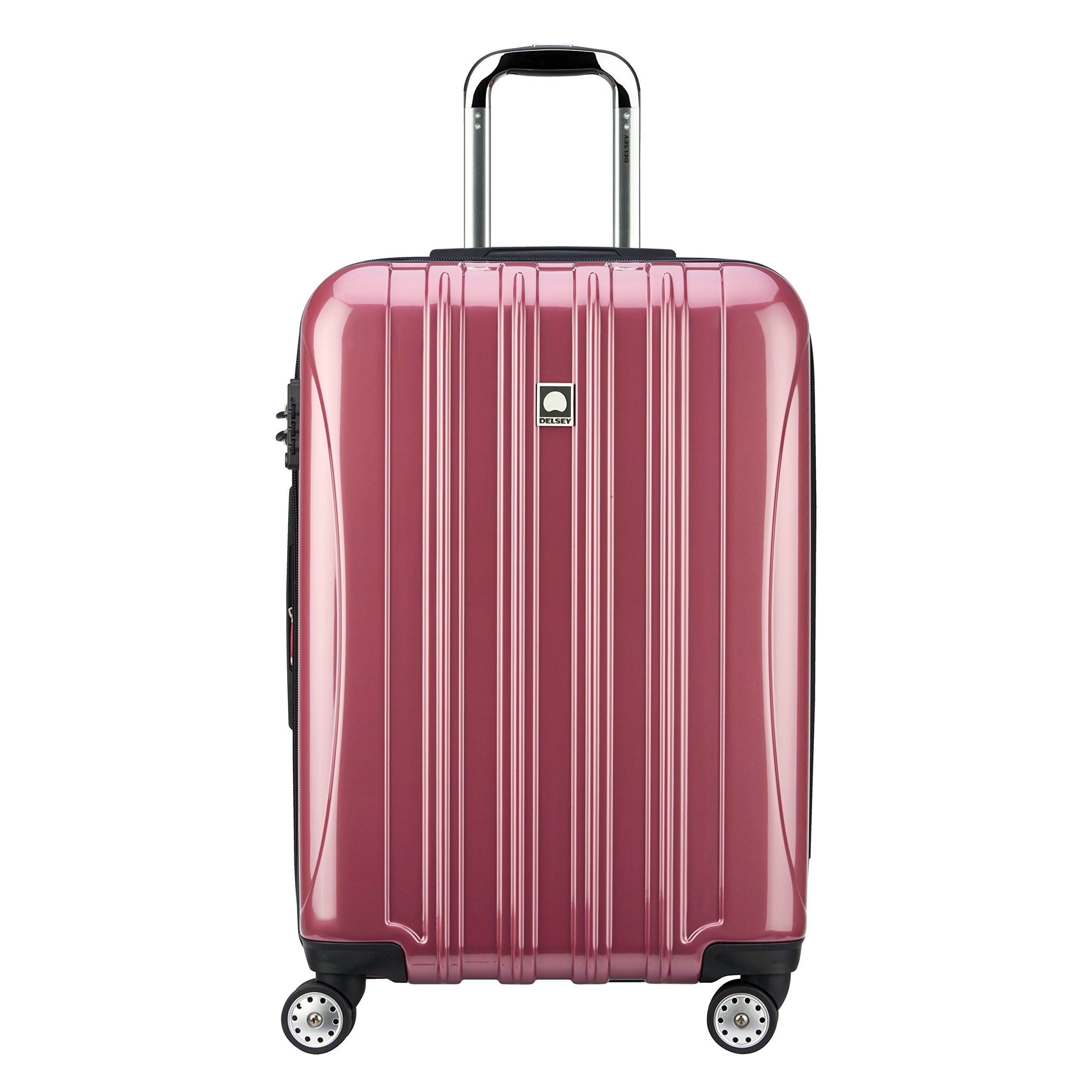 DELSEY PARIS Helium Aero Hardside Expandable Luggage with Spinner Wheels, Blue Cobalt, Checked-Large 28 Inch