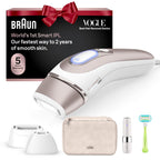 Braun Smart IPL, Vogue’s Best Hair Removal Device, Skin i·Expert Pro 7: at Home Laser Hair Removal, Permanent Visible Hair Reduction, Free App, Venus Razor, 2 Smart Head, Facial Trimmer, IPL7219