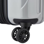 DELSEY PARIS Helium Aero Hardside Expandable Luggage with Spinner Wheels, Blue Cobalt, Checked-Large 28 Inch