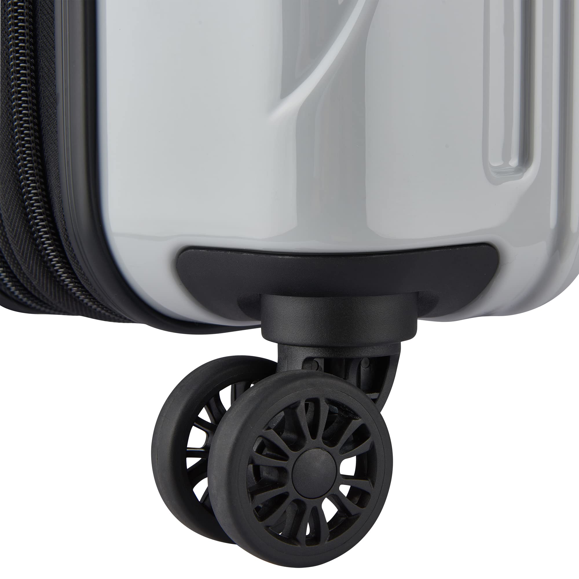 DELSEY PARIS Helium Aero Hardside Expandable Luggage with Spinner Wheels, Blue Cobalt, Checked-Large 28 Inch