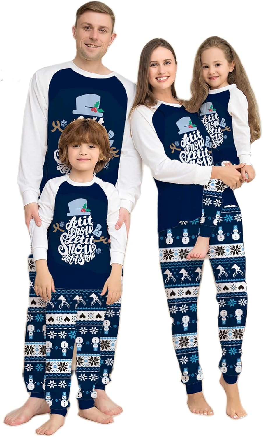 WephuPSho Christmas Family Matching Pajamas, Festive Xmas Jammies Sets for the Whole Family, Holiday Pjs Christmas