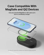 Belkin 3-in-1 MagSafe-Compatible iPhone Charger - Foldable Magnetic Qi2 Certified, MagSafe Charging Station for Phone, Apple Watch, AirPods - Wireless for Multiple Devices