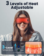 Heated Eye Mask - Cordless Eye Mask for Dry Eyes, FSA - HSA Eligible, Eye Relief, Improved Sleep, Washable Eye Heating pad for Travel and with Replaceable Shell (Gray)