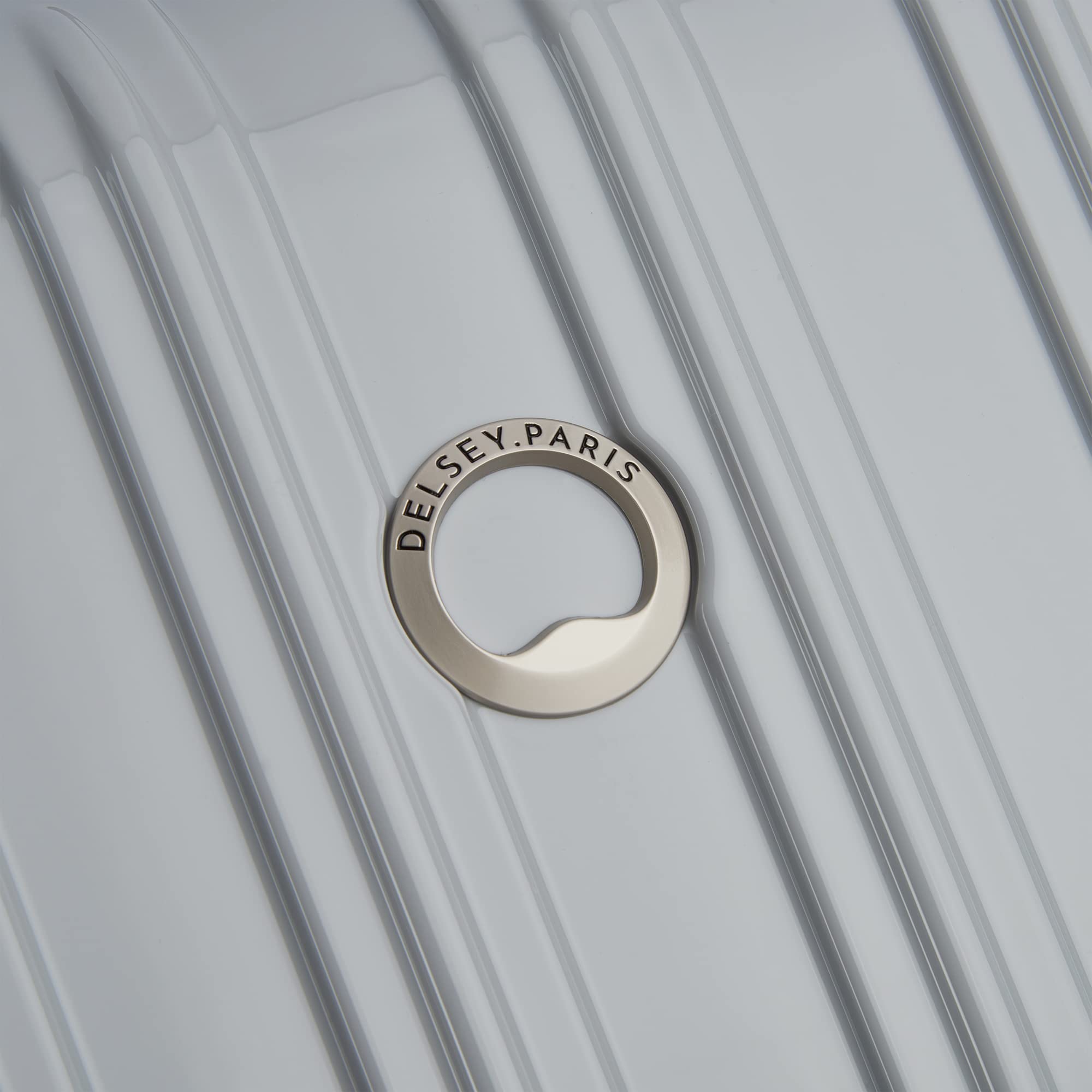 DELSEY PARIS Helium Aero Hardside Expandable Luggage with Spinner Wheels, Blue Cobalt, Checked-Large 28 Inch