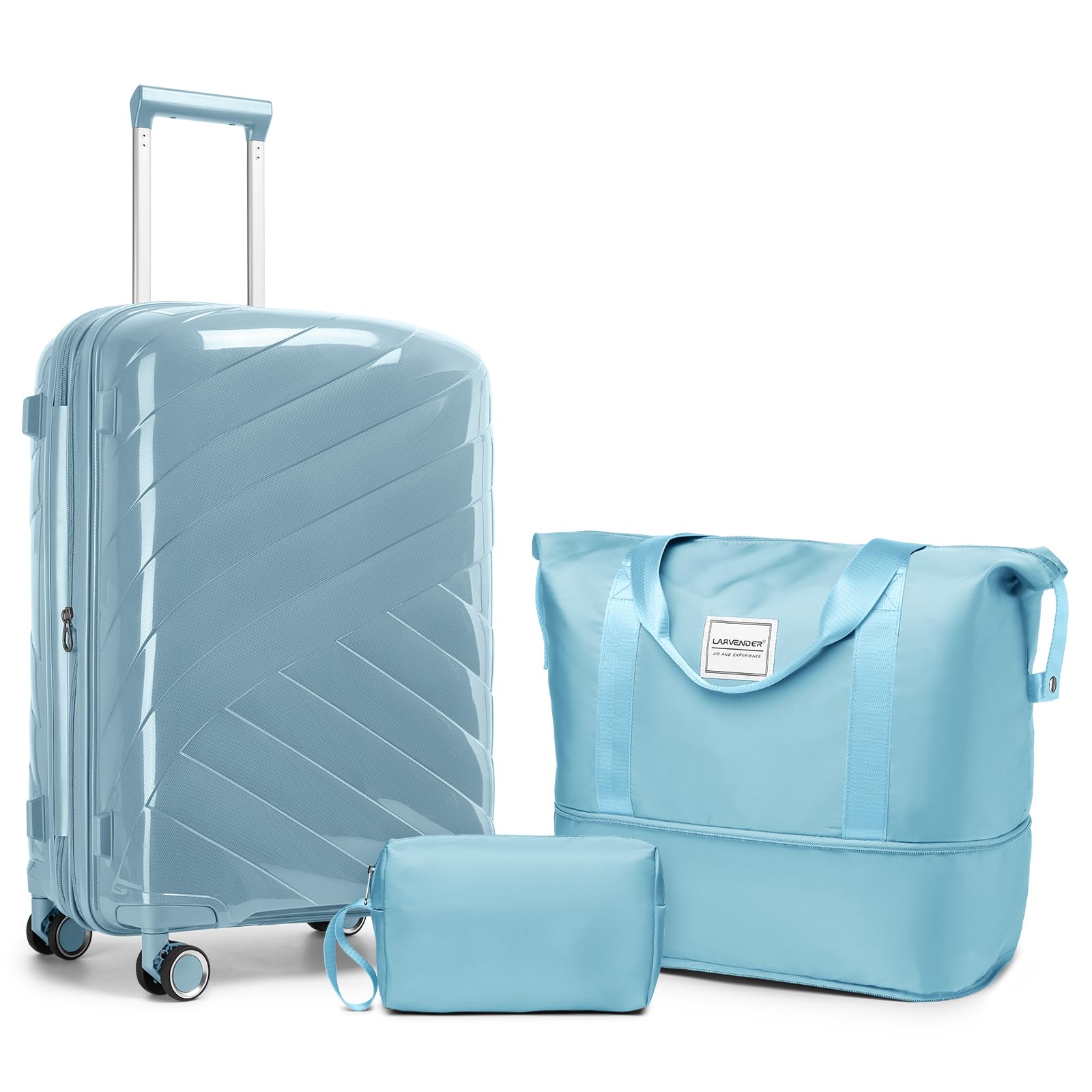 Carry On Luggage 22x14x9 Airline Approved, 20 Inch Expandable Hardshell Luggage Carry-on Suitcases with Spinner Wheels, Carry On Suitcase Set for Women (MOCHA)