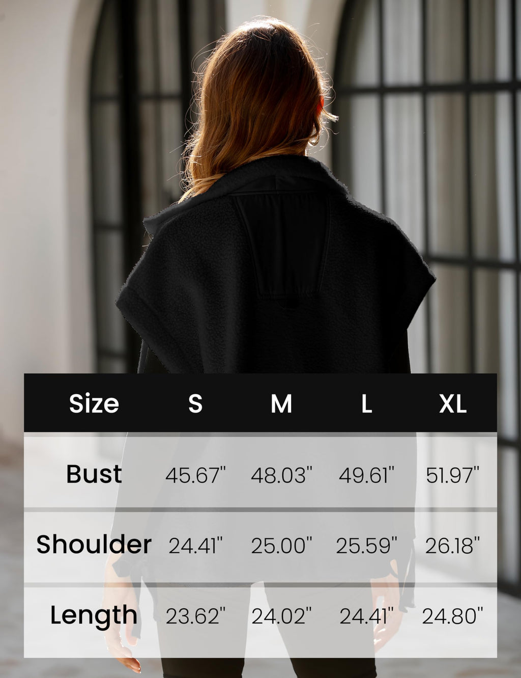 Athlisan Womens Fleece Vest Casual Sleeveless Button Down Sherpa Jacket Outerwear with Pockets