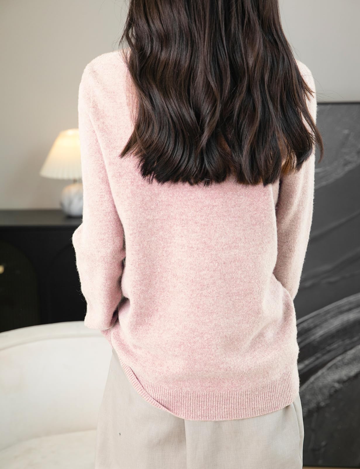 Chanyarn Women's Turtleneck 100% Merino Wool 2025 First-Line Ready to Wear Fall Winter Seamless Knit Pullover Sweater