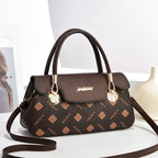 Women’s Vintage Handbag – Letter Printed Crossbody Shoulder Bag
