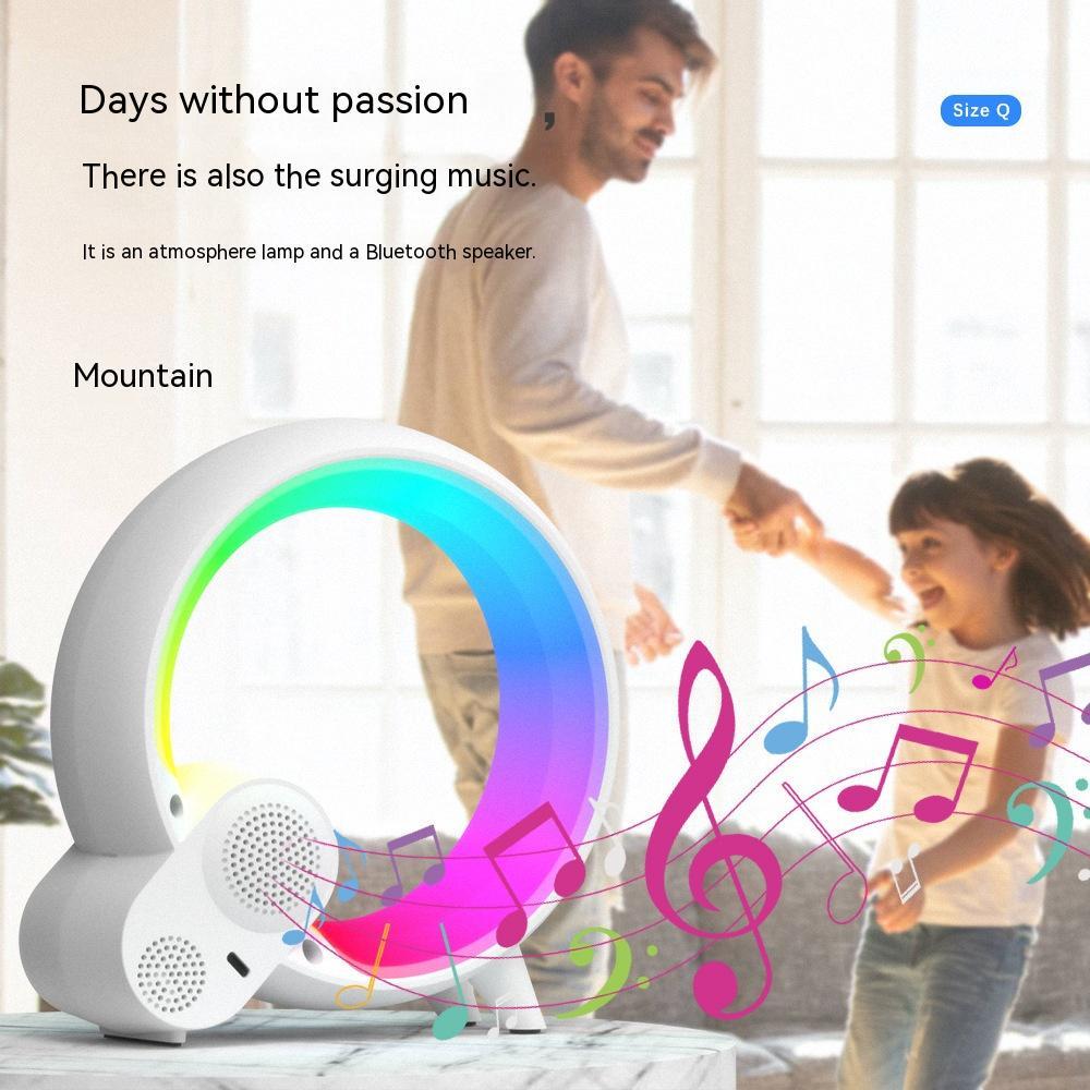 Smart Sunrise Alarm Clock – Bluetooth Audio, Colorful Atmosphere Light & Digital Display