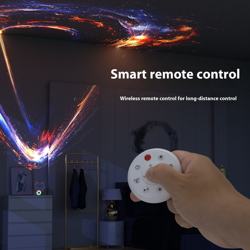 Galaxy Star Projector – LED Bedroom Night Light for Relaxing Atmosphere