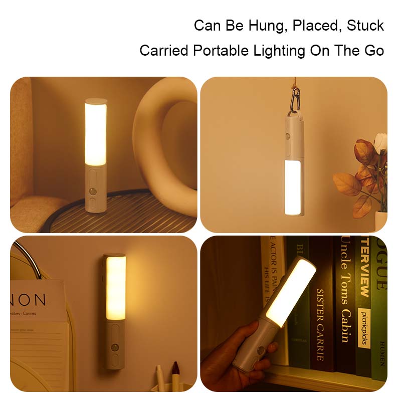 Smart Motion Sensor LED Night Light – Wireless Auto Light for Bed, Kitchen & Closet