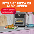 Instant Pot Vortex Plus 6QT XL Air Fryer, 6-in-1, Broils, Dehydrates, Crisps, Roasts, Reheats, Bakes for Quick Easy Meals, 100+ In-App Recipes, Dishwasher-Safe, from the Makers of Instant Pot, Black