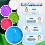 24K Gold Under Eye Patches - 60 Pack for Puffy Eyes, Dark Circles, Bags & Wrinkles with Collagen & Hyaluronic Acid - Eye Care Pads for Daily Skincare (Gold)