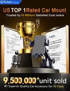 Qifutan Dash Mounted Phone Holders for Your Car Dash Phone Mount for Car Dashboard Air Vent Multi-Mount 3 in 1 Vehicle Windshield Holder Compatible Multi-Device Clip