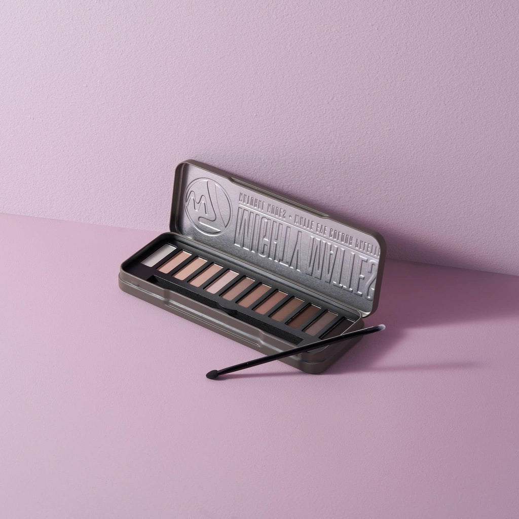W7 Mighty Mattes Eyeshadow - 12 Matte Nude Colours – Flawless & Natural Long-Lasting Makeup Palette